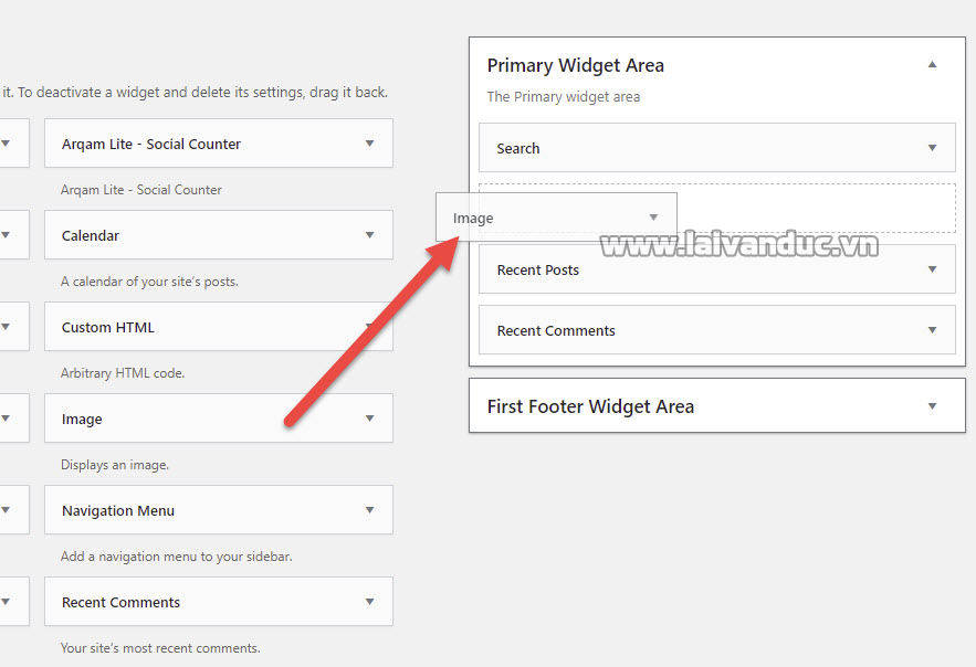 Cách sử dụng Widgets WordPress