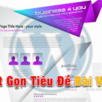 Cắt bớt tiêu đề bài viết WordPress tự động khi đăng trên Blog