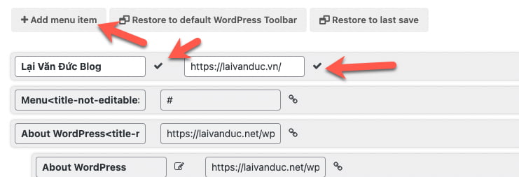 Thêm Liên Kết Vào WordPress Toolbar Admin bằng Plugin