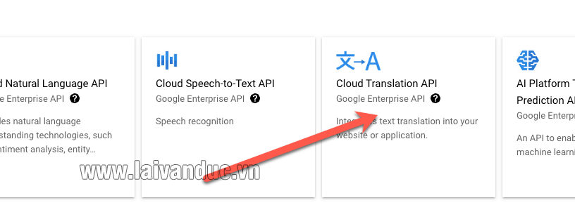 Cloud Translation API