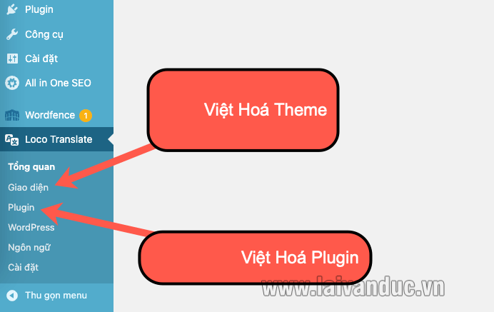 Việt Hoá WordPress cho Theme và Plugin