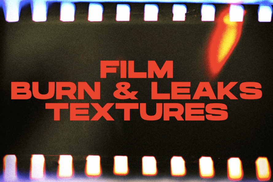 35 Textures Film Burn & Leaks