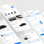 App UI Kit Cho Thuê Xe Template