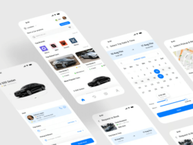 App UI Kit Cho Thuê Xe Template