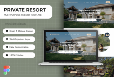 Template Landing Page Resorts