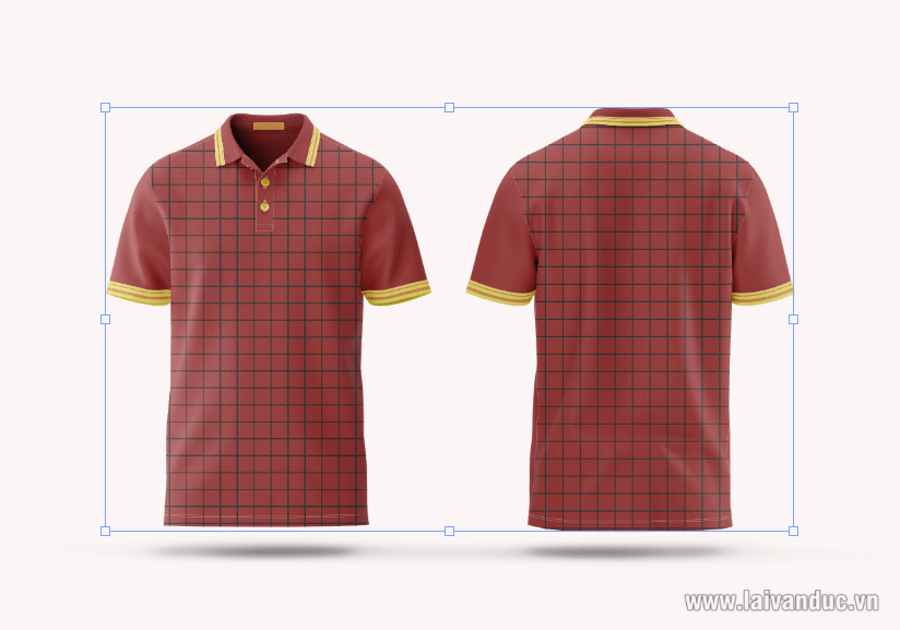 Mockup Áo Polo PSD