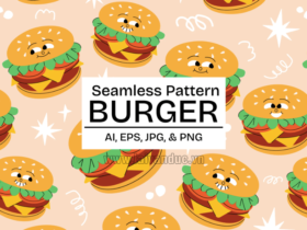 Pattern Burger hoạt hình