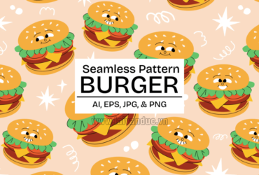 Pattern Burger hoạt hình