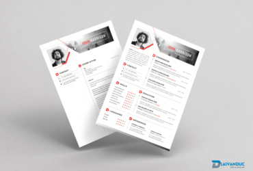 Resume/CV Template hiện đại miễn phí