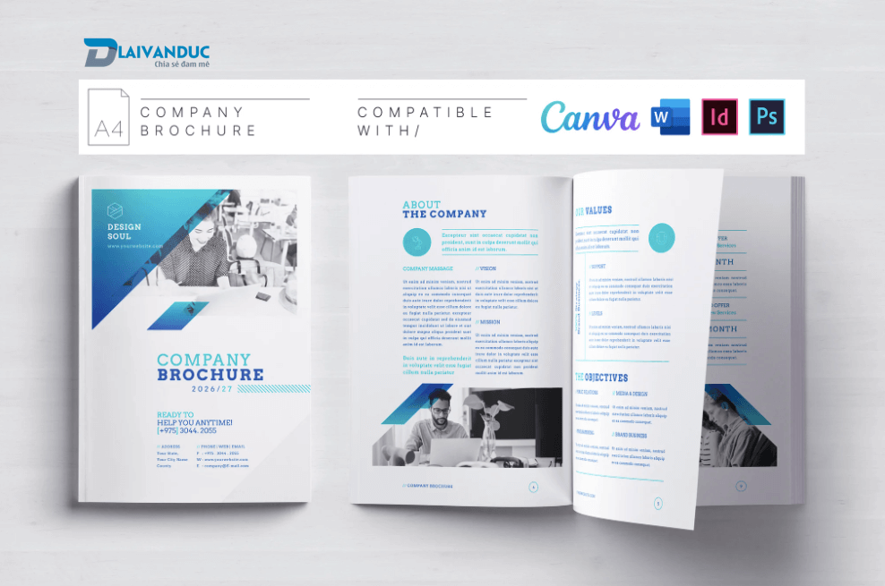 Template Brochure Công Ty