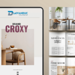 Template Tạp Chí Hiện Đại Adobe InDesign