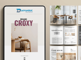 Template Tạp Chí Hiện Đại Adobe InDesign