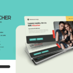 Template Voucher thời trang PSD, Vector