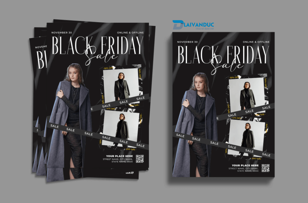 Template Tờ Rơi Black Friday